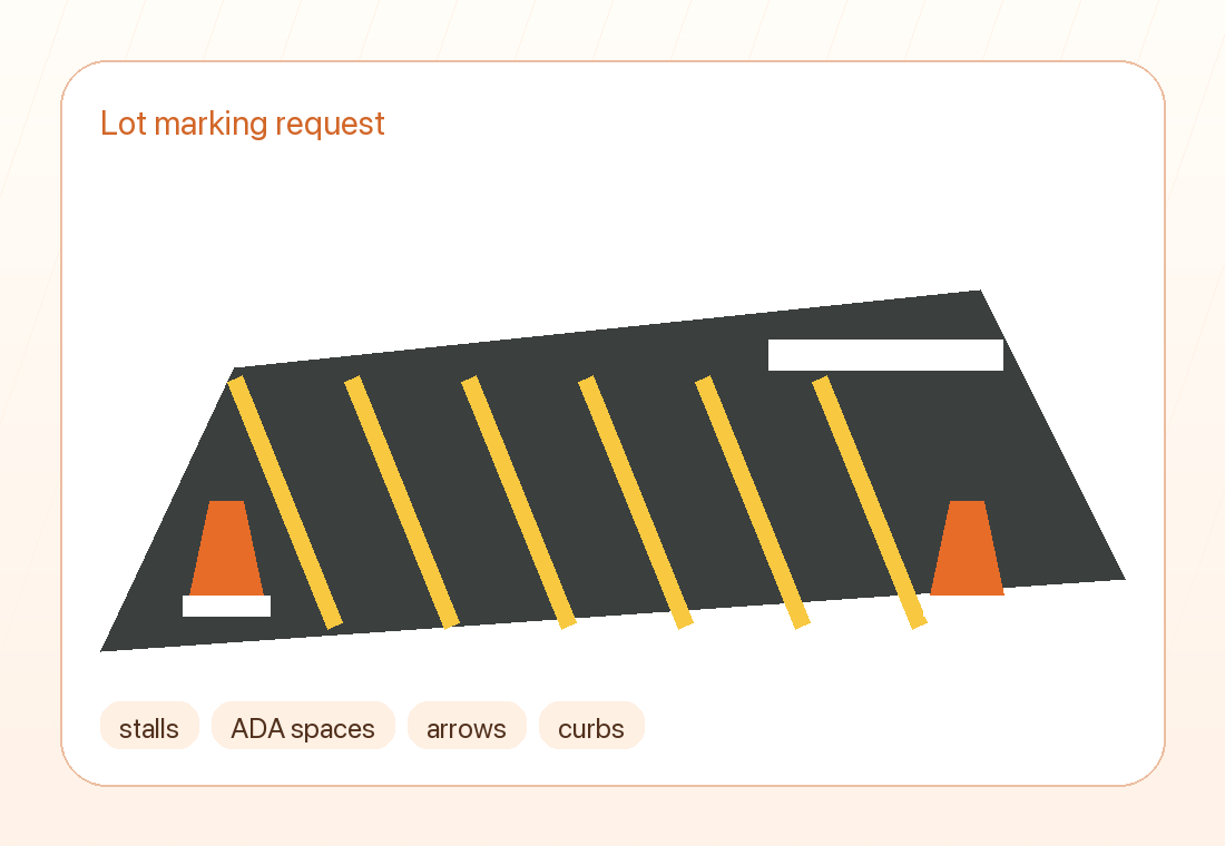 Lot marking request