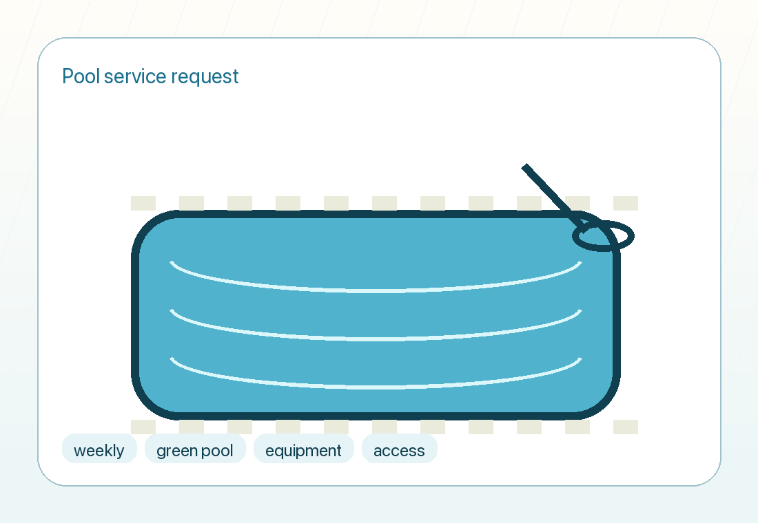 Pool service request
